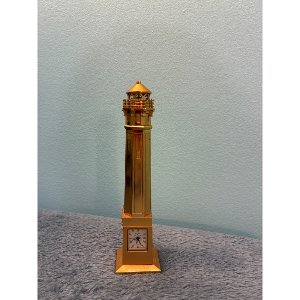 Bulova Collectible Miniature Alcatraz Lighthouse Clock